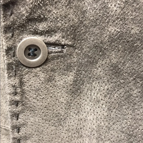 Red Squad Men’s Suede Jacket Choco Brown 1 Buttoned M - Picture 4 of 10